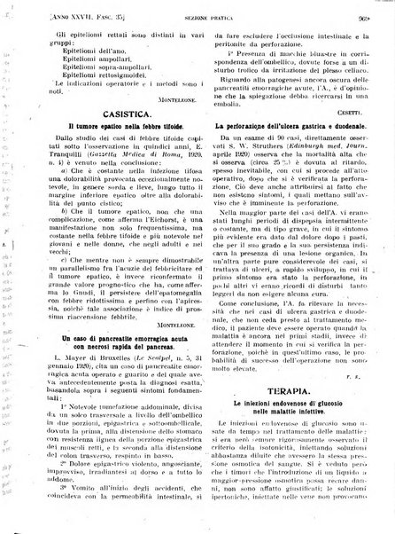 Il policlinico. Sezione pratica periodico di medicina, chirurgia e igiene