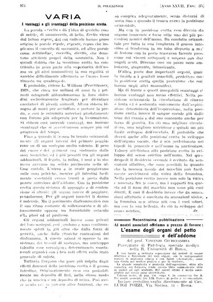 Il policlinico. Sezione pratica periodico di medicina, chirurgia e igiene