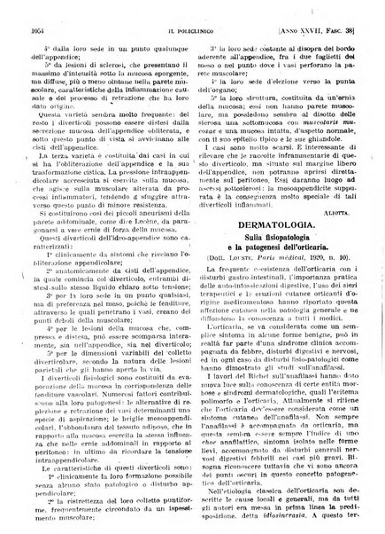 Il policlinico. Sezione pratica periodico di medicina, chirurgia e igiene