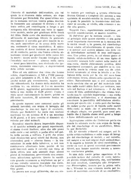 Il policlinico. Sezione pratica periodico di medicina, chirurgia e igiene