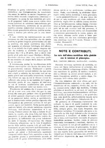 Il policlinico. Sezione pratica periodico di medicina, chirurgia e igiene