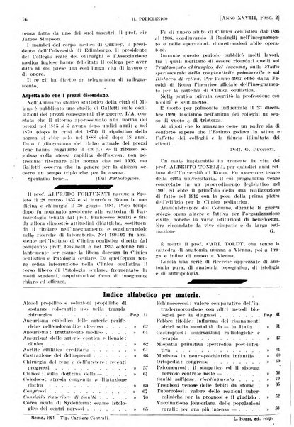 Il policlinico. Sezione pratica periodico di medicina, chirurgia e igiene