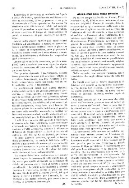 Il policlinico. Sezione pratica periodico di medicina, chirurgia e igiene