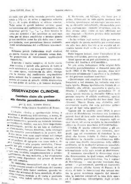 Il policlinico. Sezione pratica periodico di medicina, chirurgia e igiene