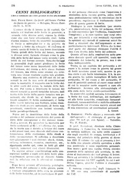 Il policlinico. Sezione pratica periodico di medicina, chirurgia e igiene