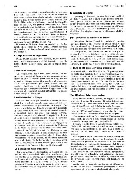 Il policlinico. Sezione pratica periodico di medicina, chirurgia e igiene