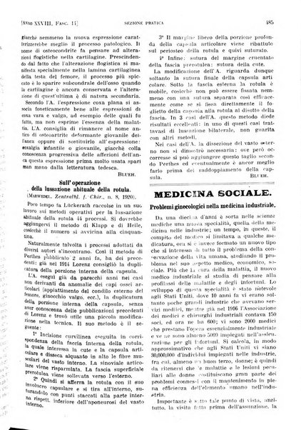 Il policlinico. Sezione pratica periodico di medicina, chirurgia e igiene