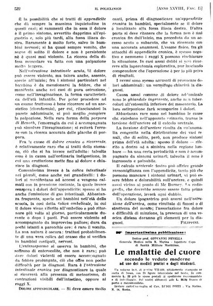 Il policlinico. Sezione pratica periodico di medicina, chirurgia e igiene