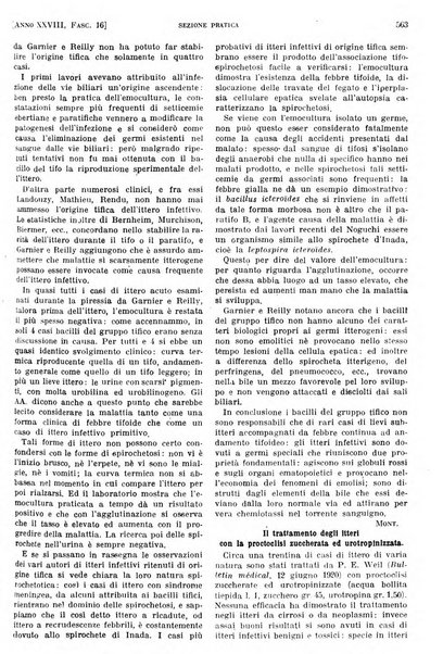 Il policlinico. Sezione pratica periodico di medicina, chirurgia e igiene