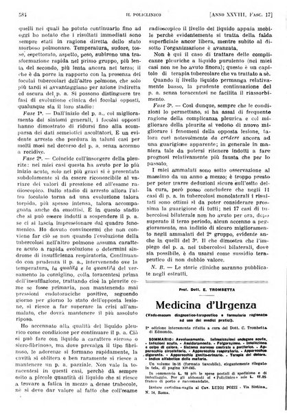 Il policlinico. Sezione pratica periodico di medicina, chirurgia e igiene