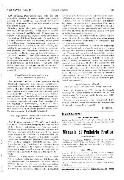 Il policlinico. Sezione pratica periodico di medicina, chirurgia e igiene