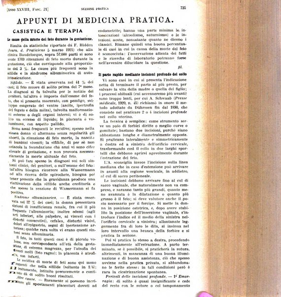 Il policlinico. Sezione pratica periodico di medicina, chirurgia e igiene