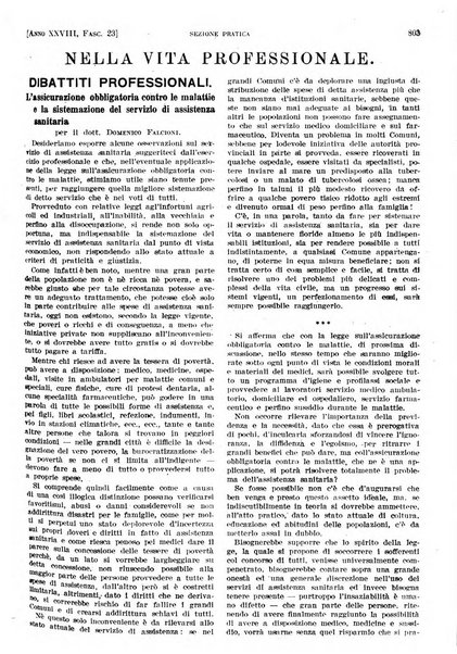 Il policlinico. Sezione pratica periodico di medicina, chirurgia e igiene