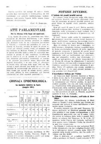 Il policlinico. Sezione pratica periodico di medicina, chirurgia e igiene