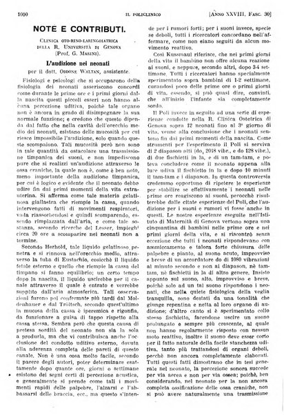 Il policlinico. Sezione pratica periodico di medicina, chirurgia e igiene