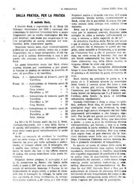 Il policlinico. Sezione pratica periodico di medicina, chirurgia e igiene