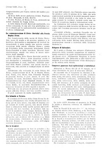 Il policlinico. Sezione pratica periodico di medicina, chirurgia e igiene