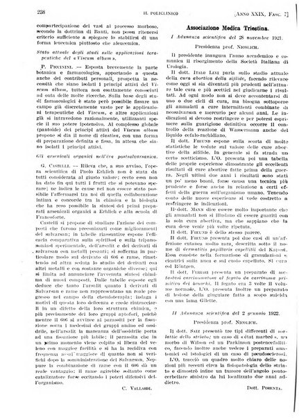 Il policlinico. Sezione pratica periodico di medicina, chirurgia e igiene