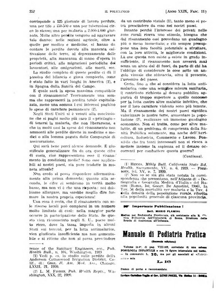 Il policlinico. Sezione pratica periodico di medicina, chirurgia e igiene