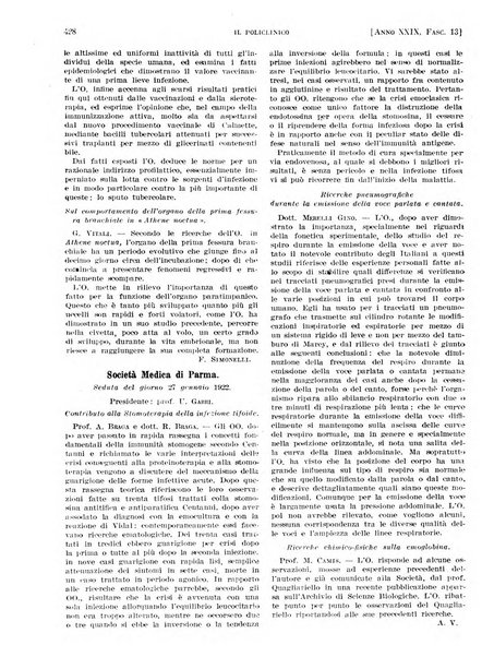 Il policlinico. Sezione pratica periodico di medicina, chirurgia e igiene