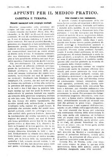 Il policlinico. Sezione pratica periodico di medicina, chirurgia e igiene