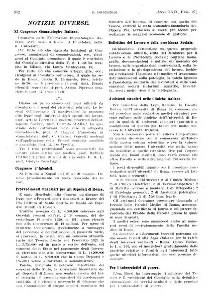 Il policlinico. Sezione pratica periodico di medicina, chirurgia e igiene