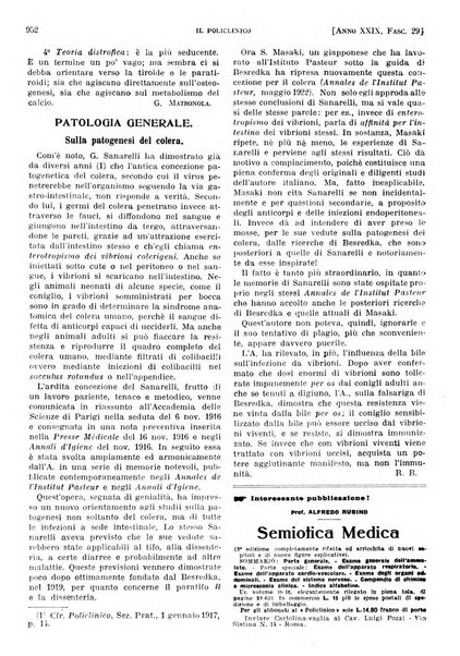 Il policlinico. Sezione pratica periodico di medicina, chirurgia e igiene