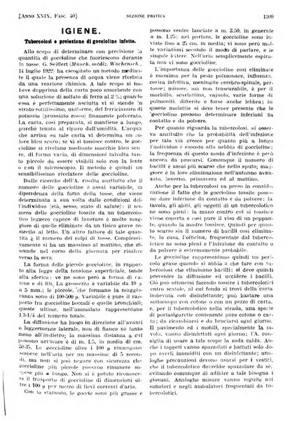 Il policlinico. Sezione pratica periodico di medicina, chirurgia e igiene