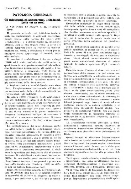 Il policlinico. Sezione pratica periodico di medicina, chirurgia e igiene