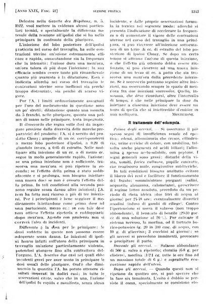 Il policlinico. Sezione pratica periodico di medicina, chirurgia e igiene