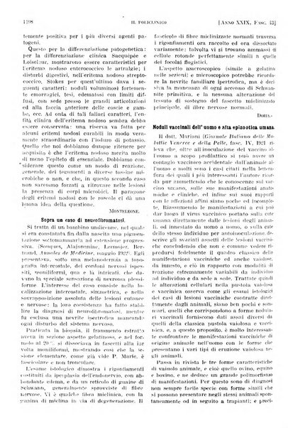 Il policlinico. Sezione pratica periodico di medicina, chirurgia e igiene