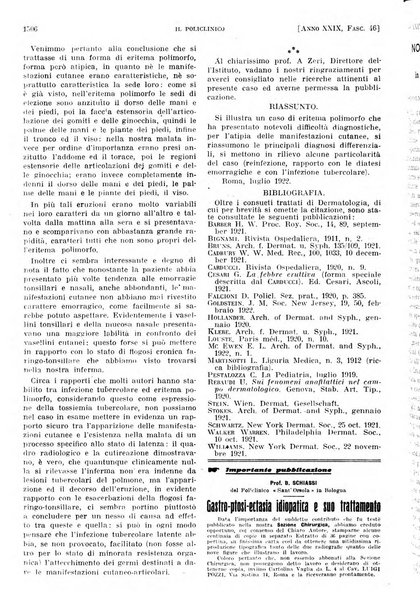 Il policlinico. Sezione pratica periodico di medicina, chirurgia e igiene