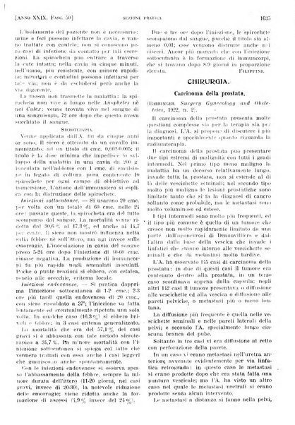 Il policlinico. Sezione pratica periodico di medicina, chirurgia e igiene