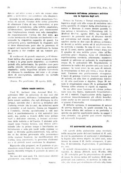 Il policlinico. Sezione pratica periodico di medicina, chirurgia e igiene