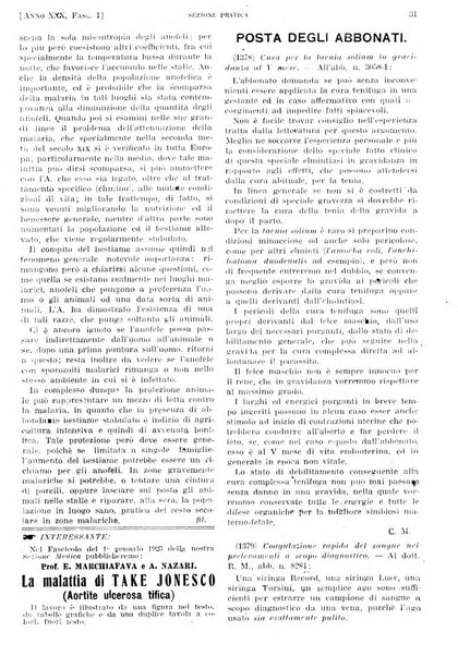 Il policlinico. Sezione pratica periodico di medicina, chirurgia e igiene