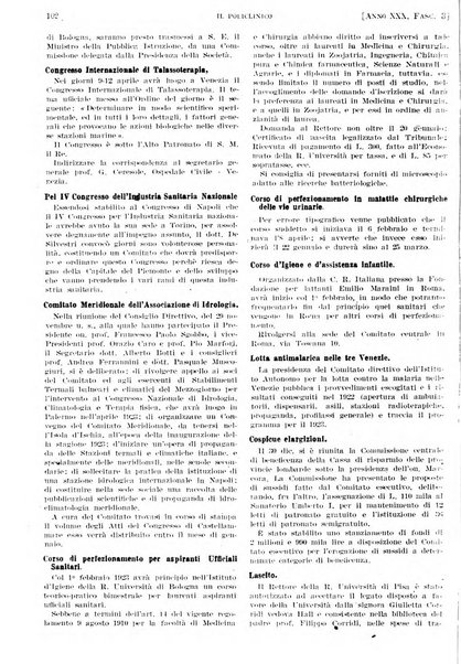 Il policlinico. Sezione pratica periodico di medicina, chirurgia e igiene