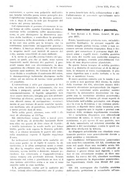 Il policlinico. Sezione pratica periodico di medicina, chirurgia e igiene