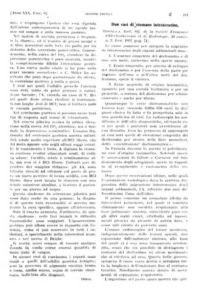 Il policlinico. Sezione pratica periodico di medicina, chirurgia e igiene