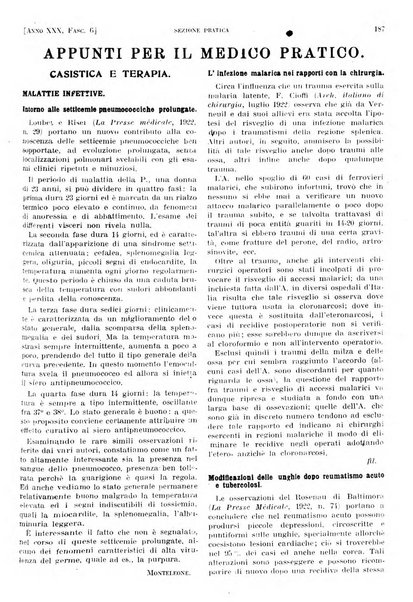 Il policlinico. Sezione pratica periodico di medicina, chirurgia e igiene