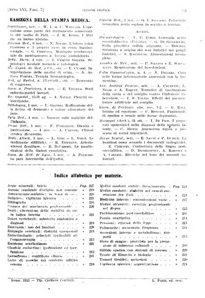 Il policlinico. Sezione pratica periodico di medicina, chirurgia e igiene