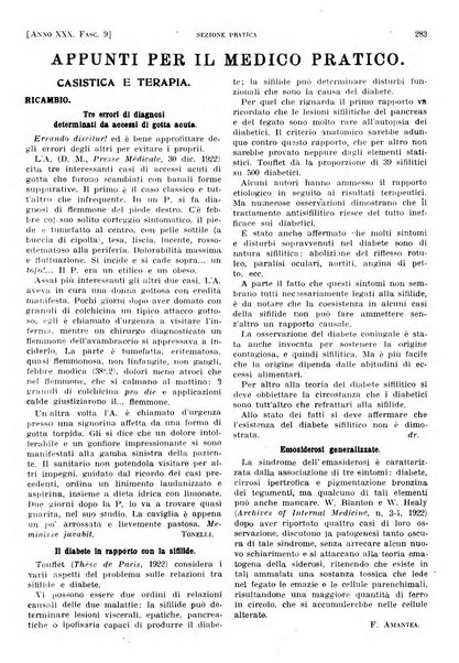 Il policlinico. Sezione pratica periodico di medicina, chirurgia e igiene