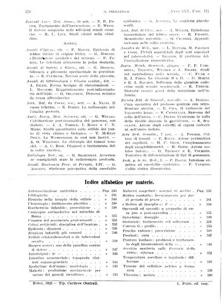 Il policlinico. Sezione pratica periodico di medicina, chirurgia e igiene