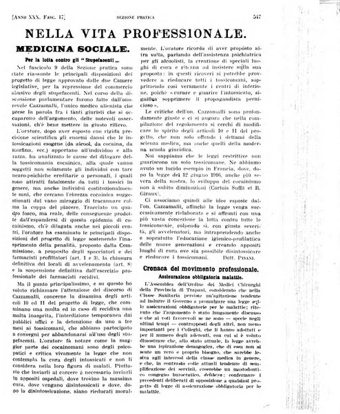 Il policlinico. Sezione pratica periodico di medicina, chirurgia e igiene