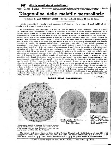 Il policlinico. Sezione pratica periodico di medicina, chirurgia e igiene