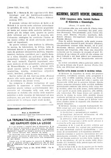 Il policlinico. Sezione pratica periodico di medicina, chirurgia e igiene