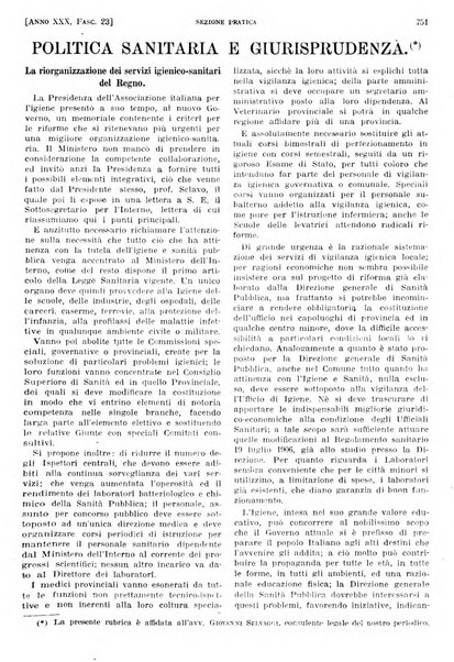 Il policlinico. Sezione pratica periodico di medicina, chirurgia e igiene