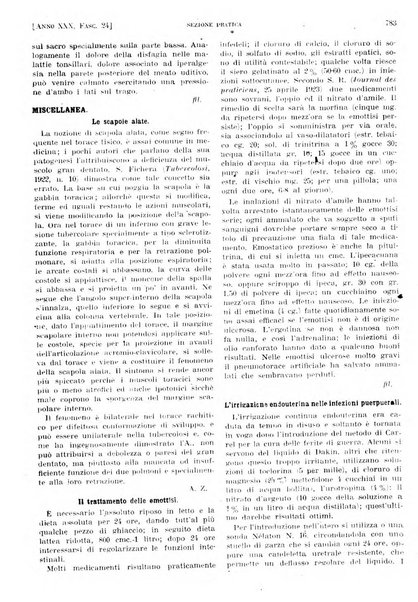 Il policlinico. Sezione pratica periodico di medicina, chirurgia e igiene