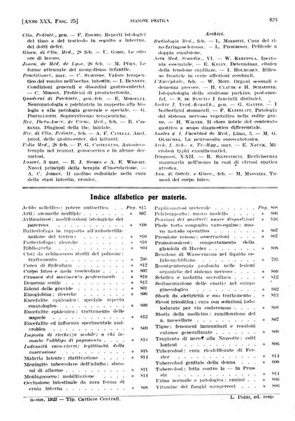 Il policlinico. Sezione pratica periodico di medicina, chirurgia e igiene