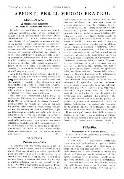 Il policlinico. Sezione pratica periodico di medicina, chirurgia e igiene