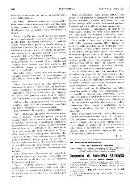 Il policlinico. Sezione pratica periodico di medicina, chirurgia e igiene